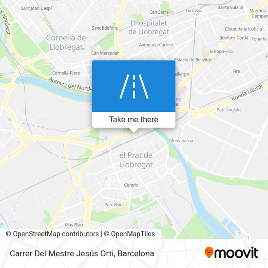 Carrer Del Mestre Jesús Orti map