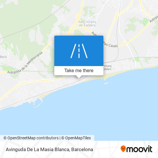 mapa Avinguda De La Masia Blanca