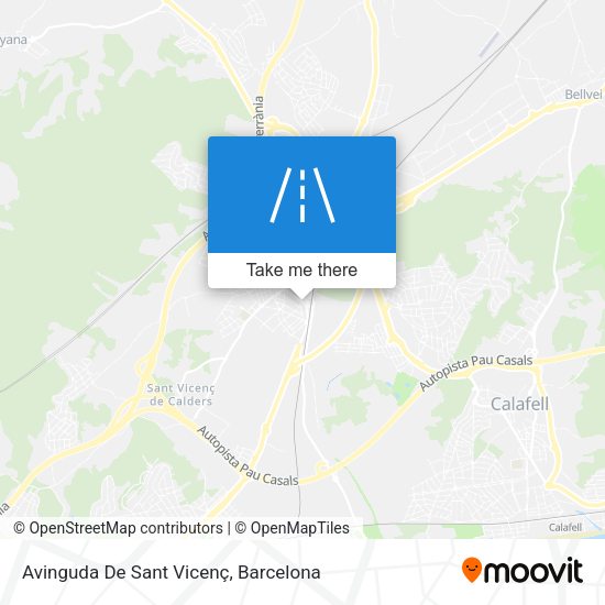 Avinguda De Sant Vicenç map