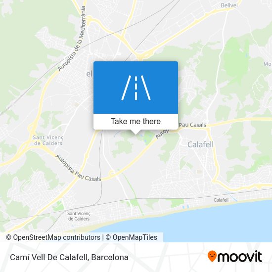 Camí Vell De Calafell map