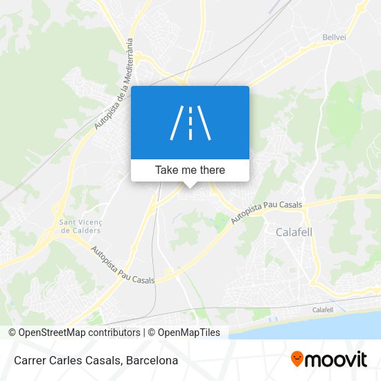 Carrer Carles Casals map
