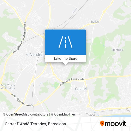 Carrer D'Abdó Terrades map