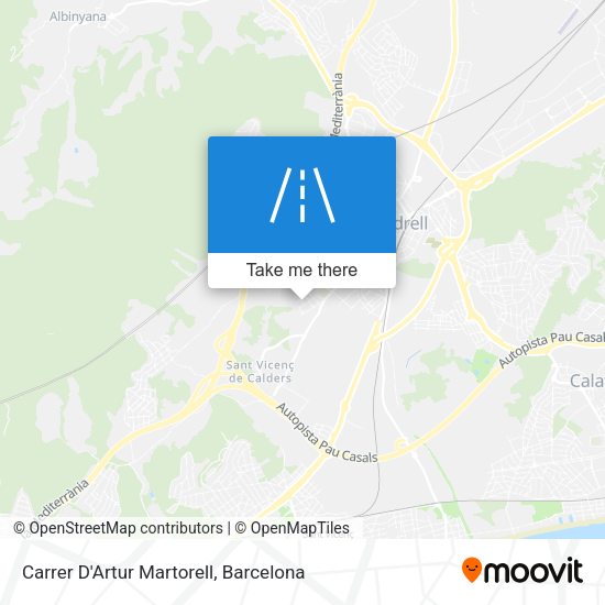 Carrer D'Artur Martorell map