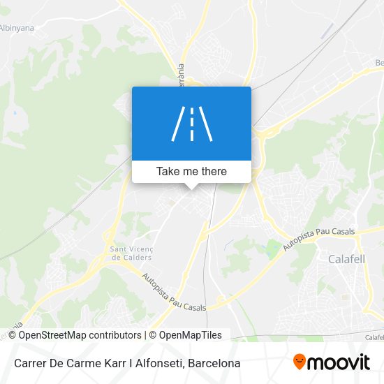Carrer De Carme Karr I Alfonseti map