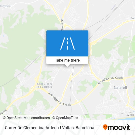 Carrer De Clementina Arderiu I Voltas map