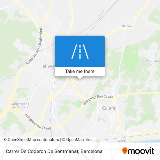 Carrer De Coderch De Sentmanat map
