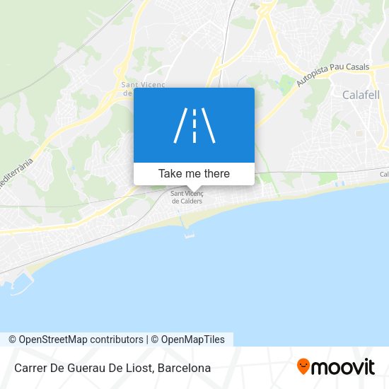Carrer De Guerau De Liost map