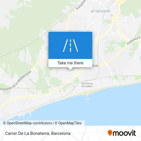 Carrer De La Bonaterra map
