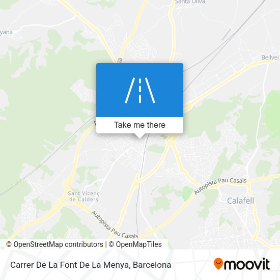 Carrer De La Font De La Menya map
