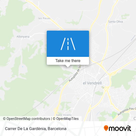 Carrer De La Gardènia map