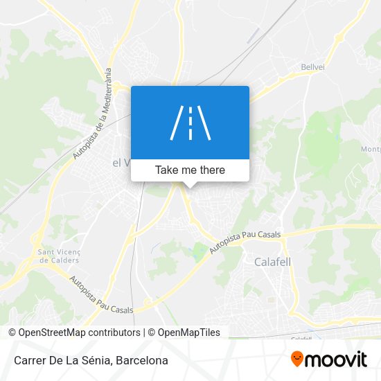 Carrer De La Sénia map