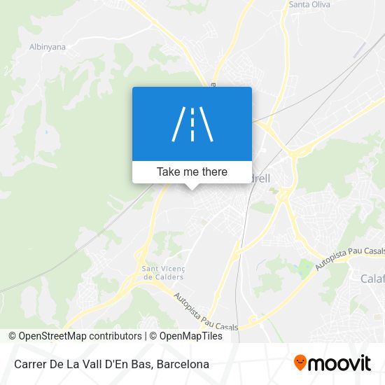 Carrer De La Vall D'En Bas map