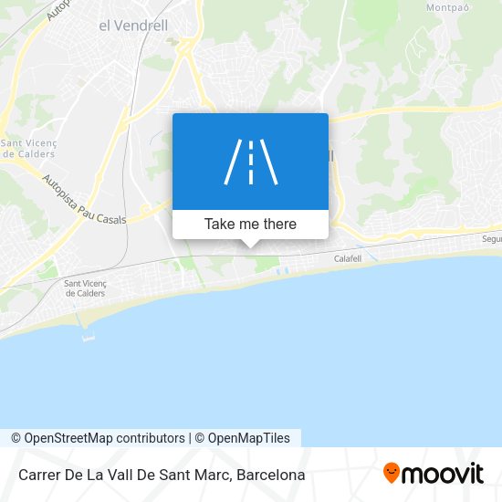 Carrer De La Vall De Sant Marc map