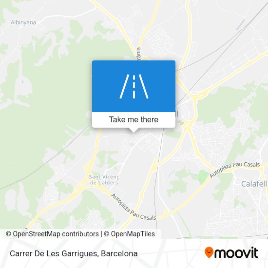 Carrer De Les Garrigues map