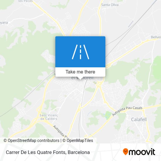 Carrer De Les Quatre Fonts map