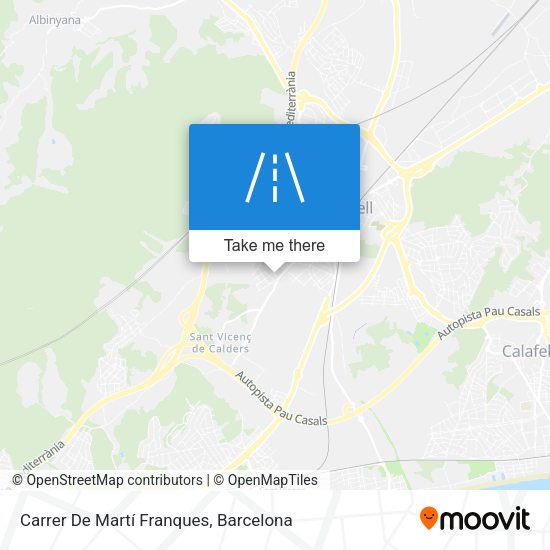 Carrer De Martí Franques map