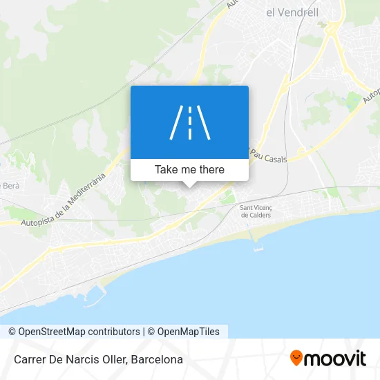 mapa Carrer De Narcis Oller
