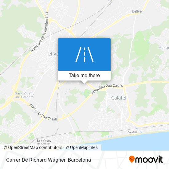 Carrer De Richsrd Wagner map
