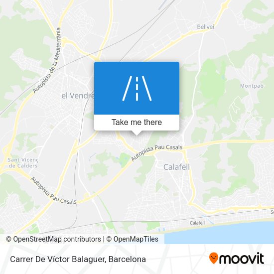 Carrer De Víctor Balaguer map
