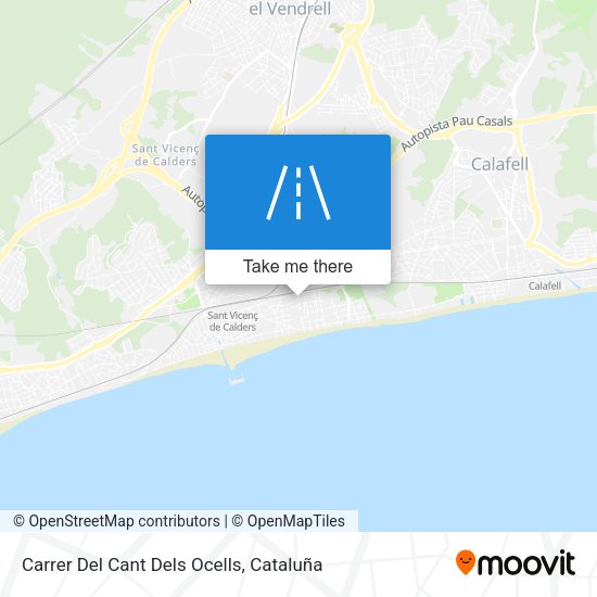 Carrer Del Cant Dels Ocells map