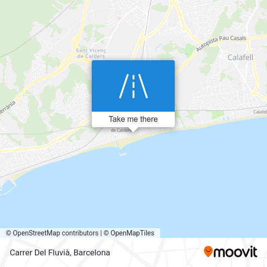 Carrer Del Fluvià map