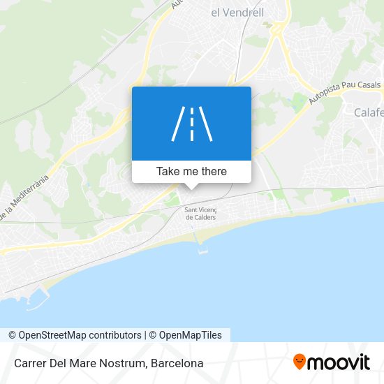 Carrer Del Mare Nostrum map