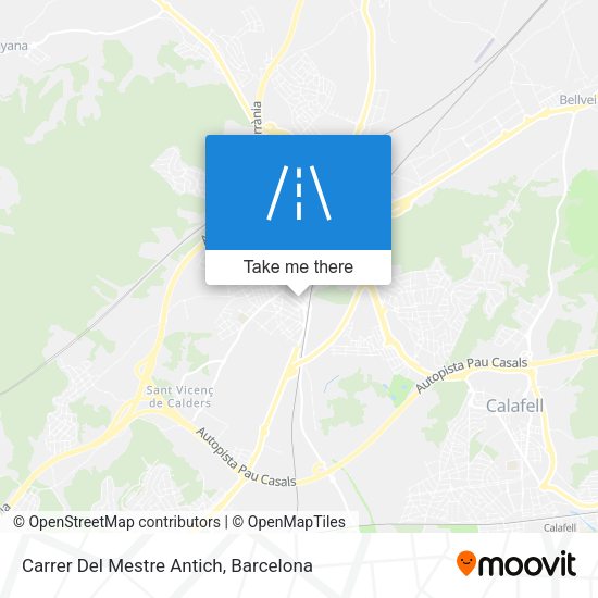 Carrer Del Mestre Antich map