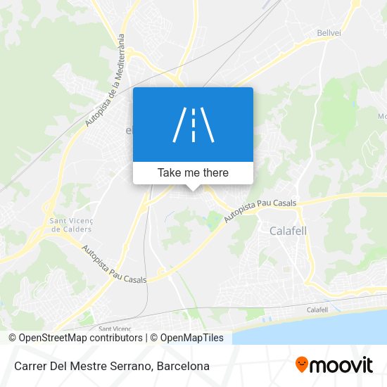 Carrer Del Mestre Serrano map