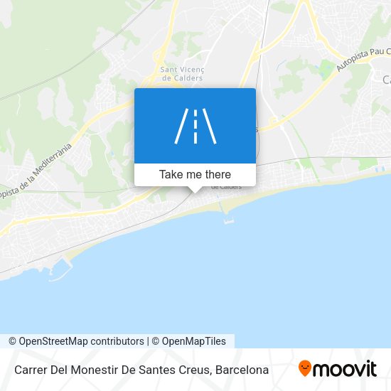 Carrer Del Monestir De Santes Creus map