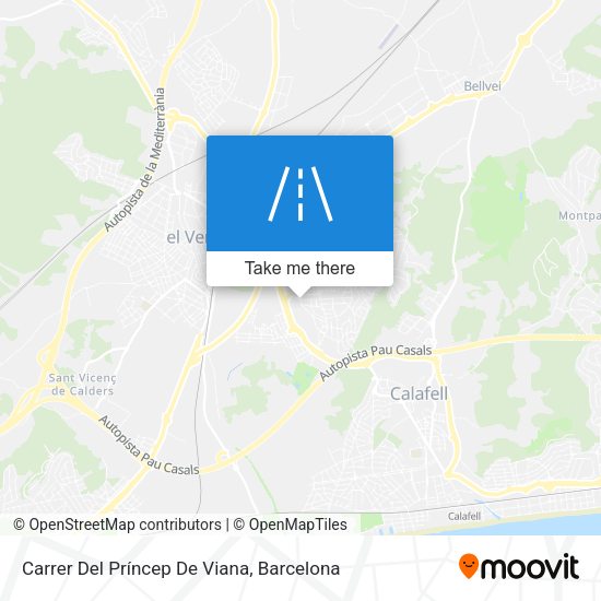 Carrer Del Príncep De Viana map