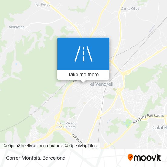 Carrer Montsià map