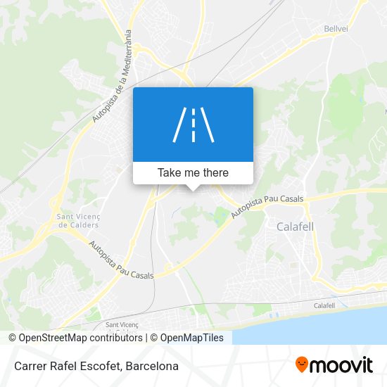 Carrer Rafel Escofet map