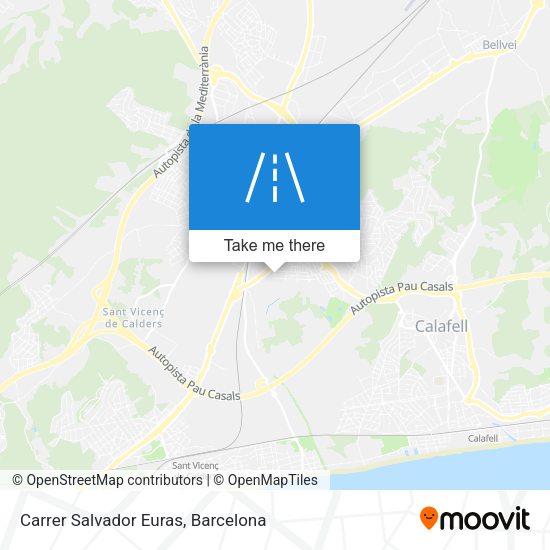Carrer Salvador Euras map