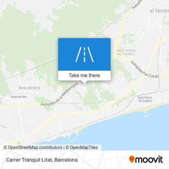 Carrer Tranquil·Litat map