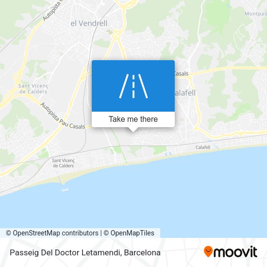 Passeig Del Doctor Letamendi map