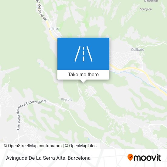 Avinguda De La Serra Alta map