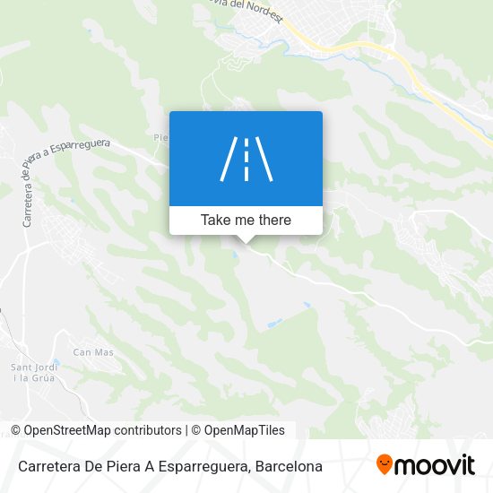 Carretera De Piera A Esparreguera map