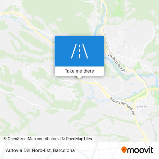 Autovia Del Nord-Est map