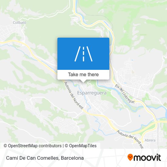 Camí De Can Comelles map