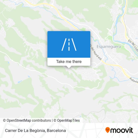 Carrer De La Begònia map