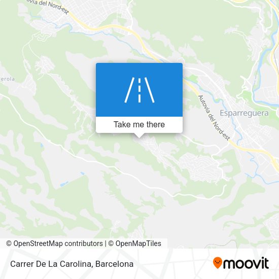 Carrer De La Carolina map