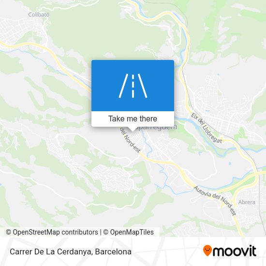 Carrer De La Cerdanya map