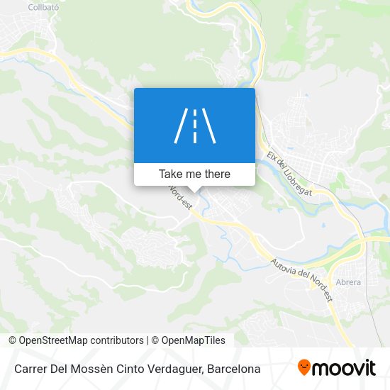 Carrer Del Mossèn Cinto Verdaguer map
