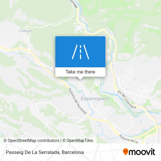 Passeig De La Serralada map
