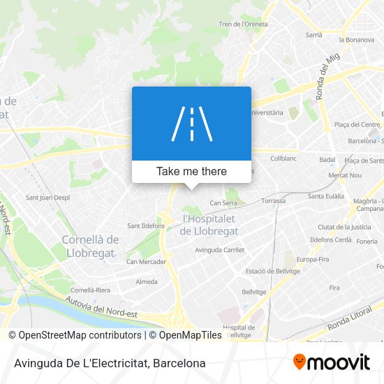 Avinguda De L'Electricitat map