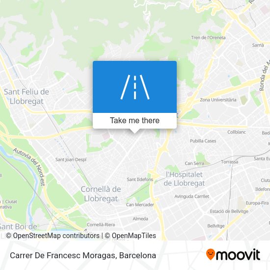 Carrer De Francesc Moragas map