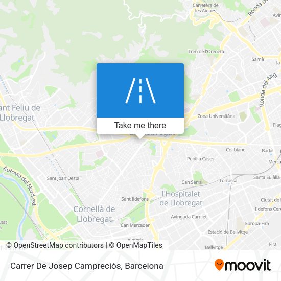 Carrer De Josep Campreciós map