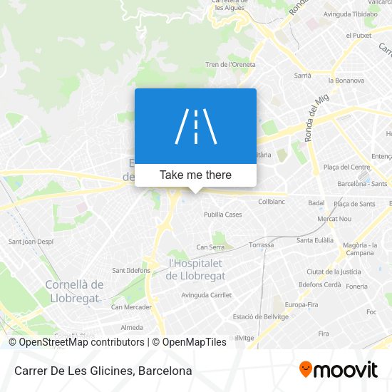 Carrer De Les Glicines map