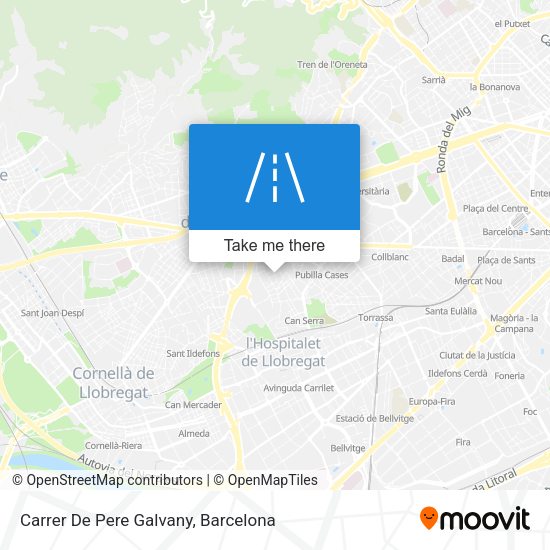 Carrer De Pere Galvany map