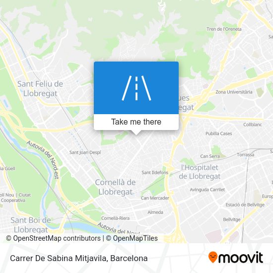 Carrer De Sabina Mitjavila map